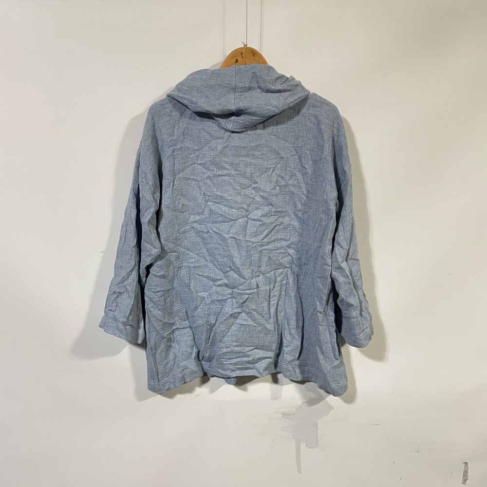 Soft Surroundings Light Blue Cowl Neck Sweater - Picture 4 of 4
